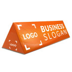 Foam advertising barrier