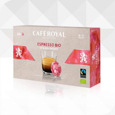 50 Capsules ESPRESSO BIO compatibles Nespresso®* Professionnel