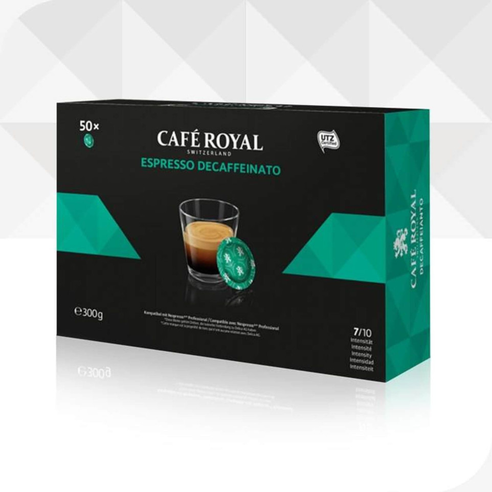 50 DECAFEINATO capsules compatible with Nespresso® * Professional