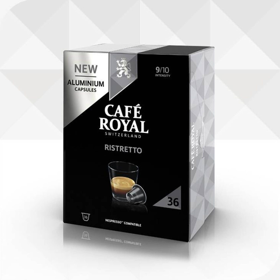 36 Capsules RISTRETTO compatibles 