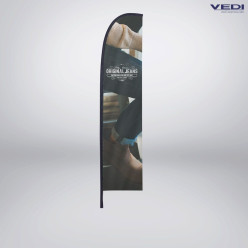 Vlag Zweefrek XS Zwart