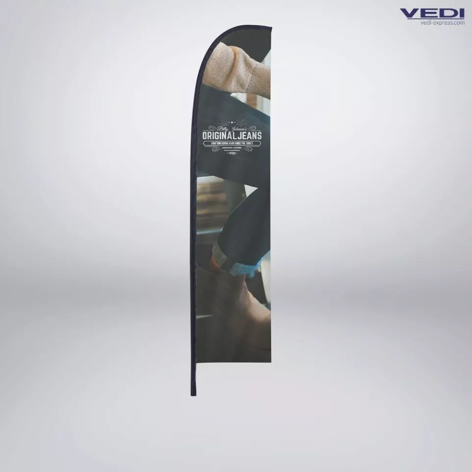 Vlag Zweefrek XS Wit