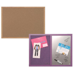 Cork and textile boards