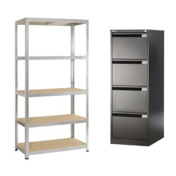 Cabinets and shelves