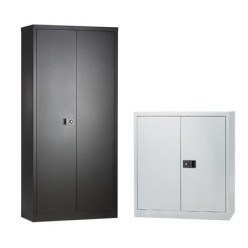 Cabinets with hinged doors