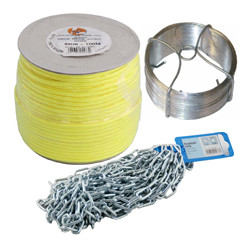 Cables, chains, ropes and twines