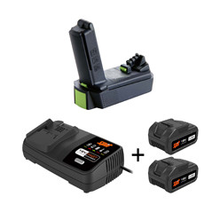 Batteries, rechargeable batteries for portable machines