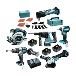 Ensemble de machines sur accu