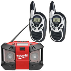 Radio-chargers, walkie-talkie and bluetooth speaker