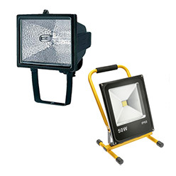 Outdoor spotlights