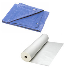 Dust protection and tarpaulins