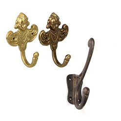 Hooks and coat racks for stylish furniture