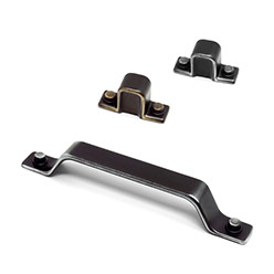 Handles for industrial furniture