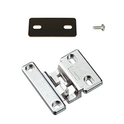 Charnières pour panneaux minces et/ou stratifiés