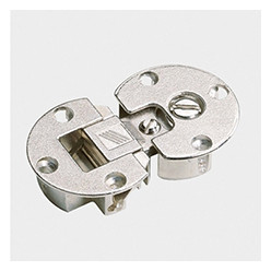 Notched furniture hinges