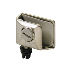 Furniture hinges for glass