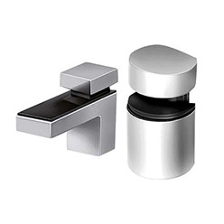 Consoles for glass shelves