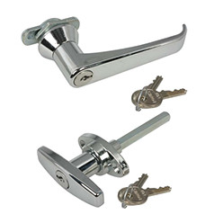 Cabinet handles with key