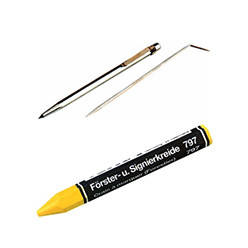 Pencils, markers, punches