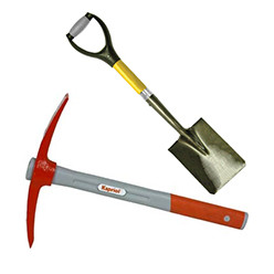 Schoppen, schoppen, pikhouwelen, harken