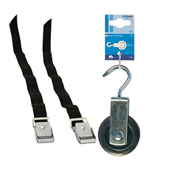 Straps, nets, elastics