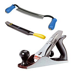 Raspen, schaven en vijlen voor hout