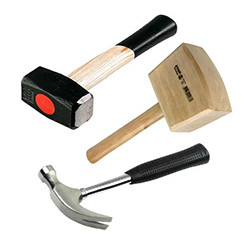 Hammers, masses, mallets