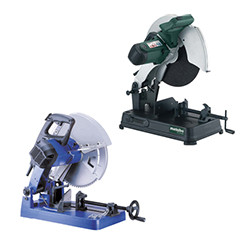 Saws and chainsaws for metals and plastics