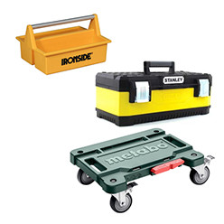 Coffrets, valises, armoires et servantes à outils