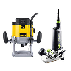 Routers, trimmers, edge banders