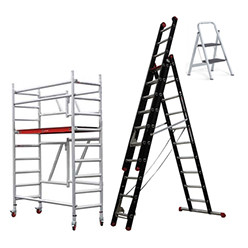 Échelles, échafaudages, escabeaux