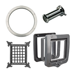 Kijkgaatje, patrijspoorten, kattenluiken