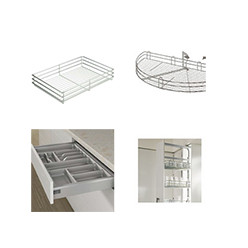 Baskets, storage, drawer arrangements
