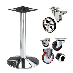 Pieds de table & Roulettes