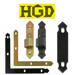 Pentures réglables et accessoires de volets HGD