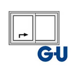 GU fittings for lift-and-slide frames