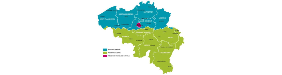 België : provincies, gemeenschappen en gewesten