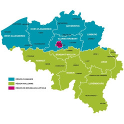 Belgique : provinces, communautés et régions