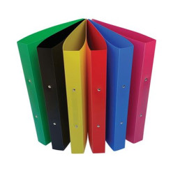 Plastic ring binders