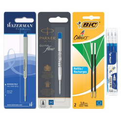 Recharges pour stylos bille