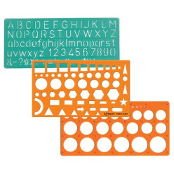 Letter- en tekensjablonen