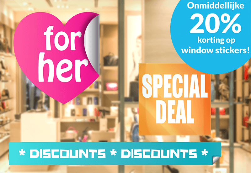 promo window stickers