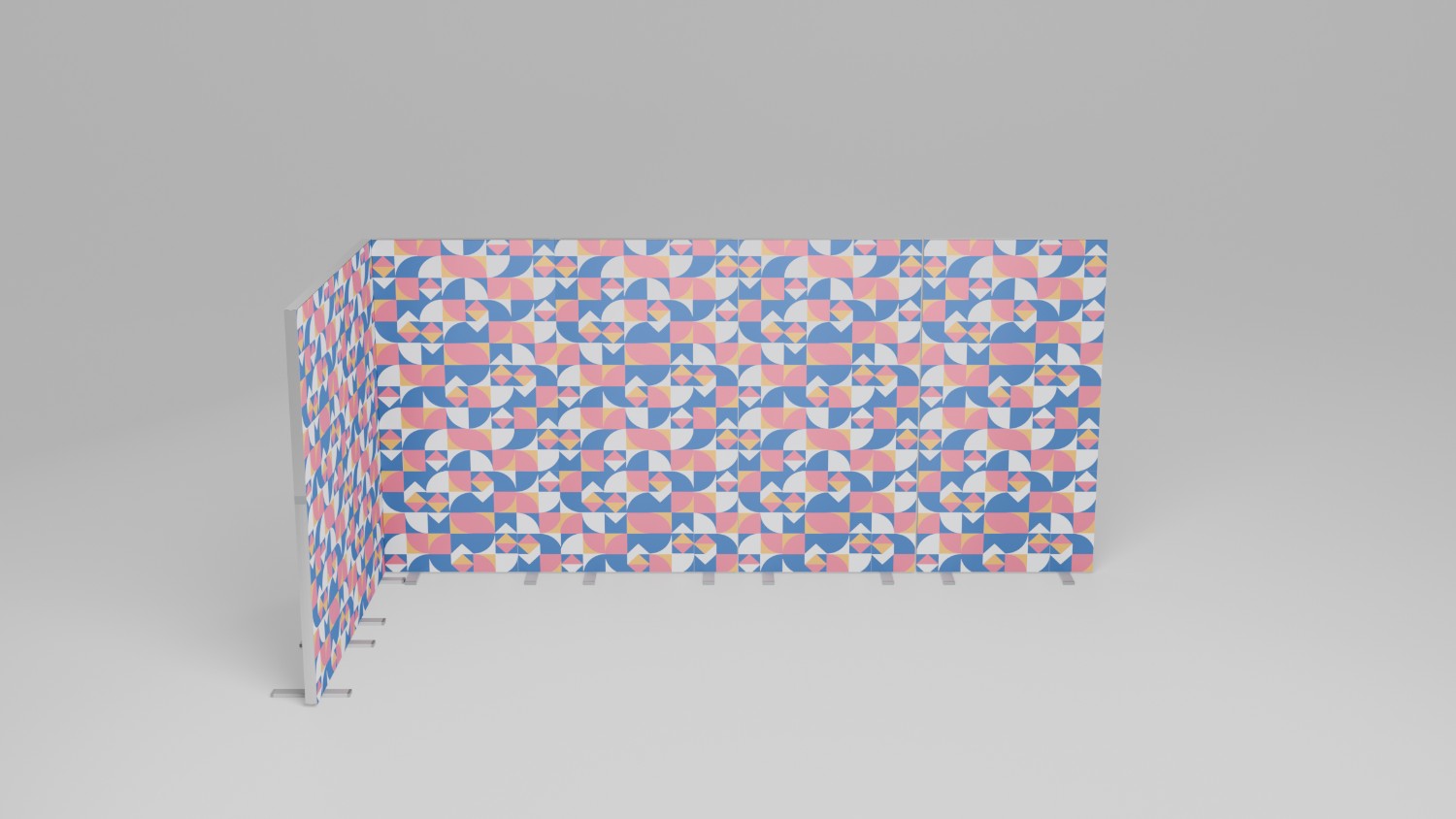 L-Shaped 2x4m Booth