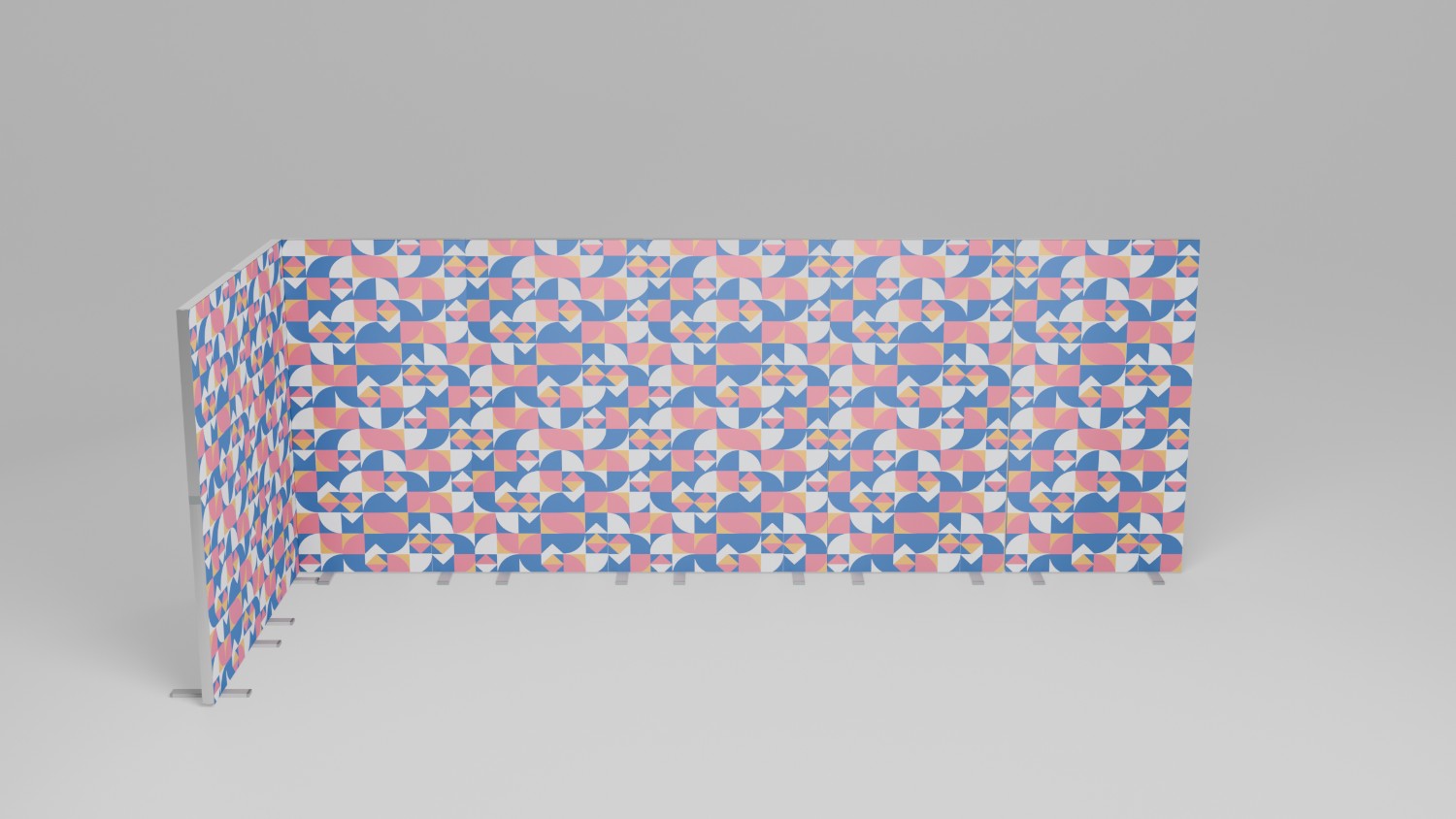 L-Shaped 2x5m Booth