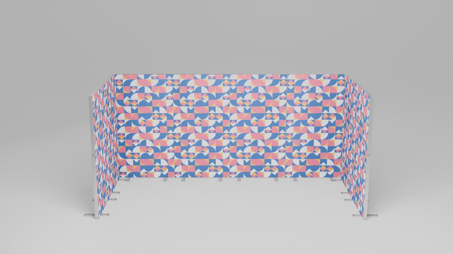 U-Shaped 2x4m Booth