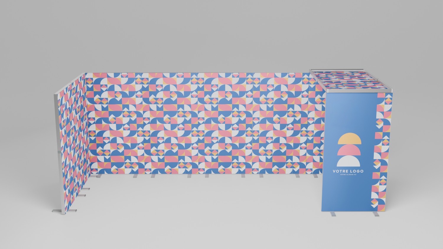 Booth with Roof 2x5m